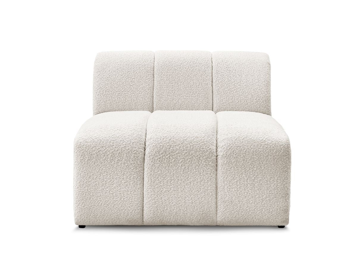 1-zits stoel voor modulaire bank ANNECY bouclé stof