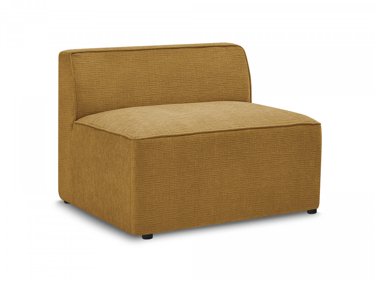 1-zits fauteuil voor modulaire bank ROUSSEAU met gestructureerde stof