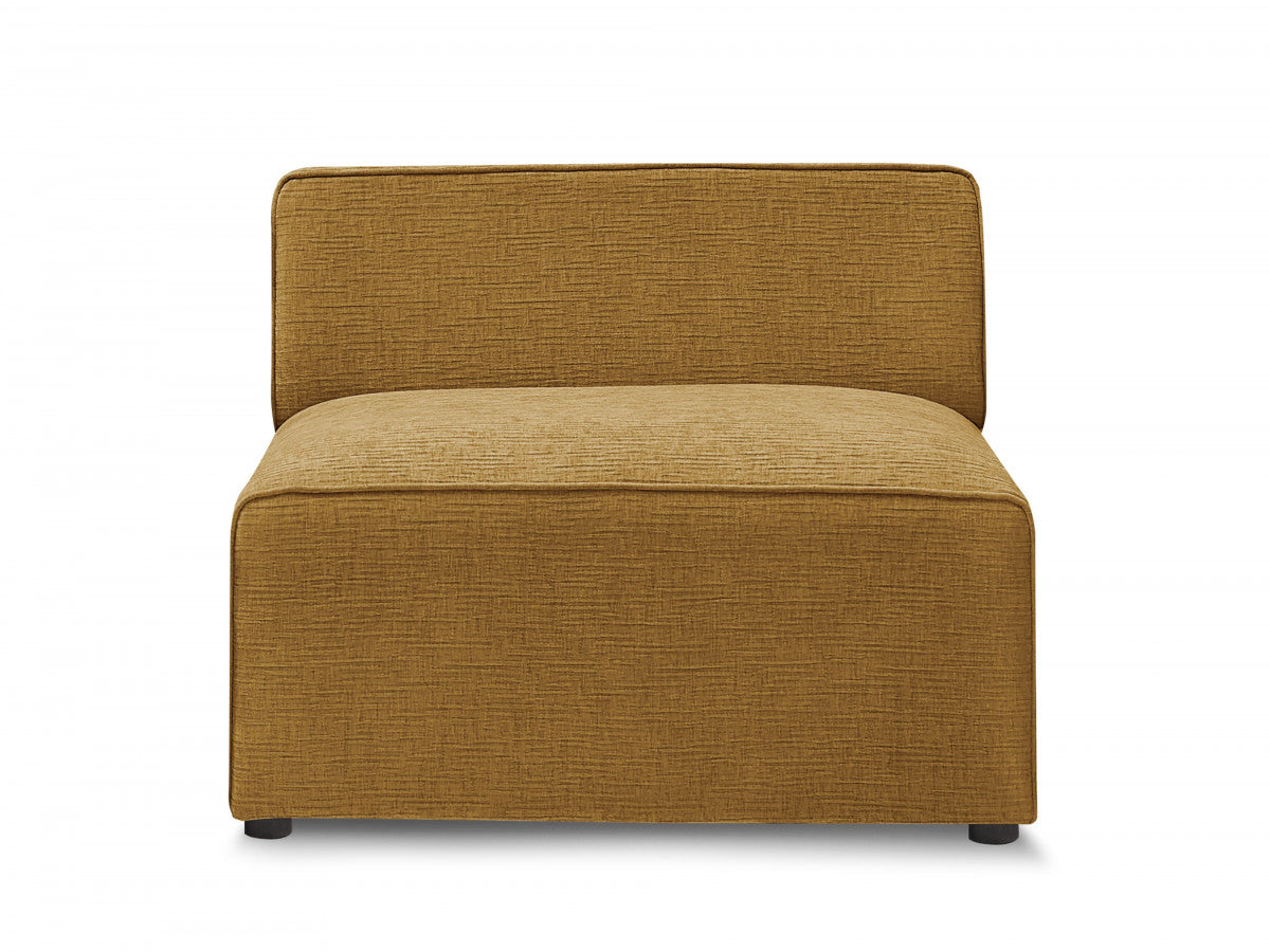 1-zits fauteuil voor modulaire bank ROUSSEAU met gestructureerde stof
