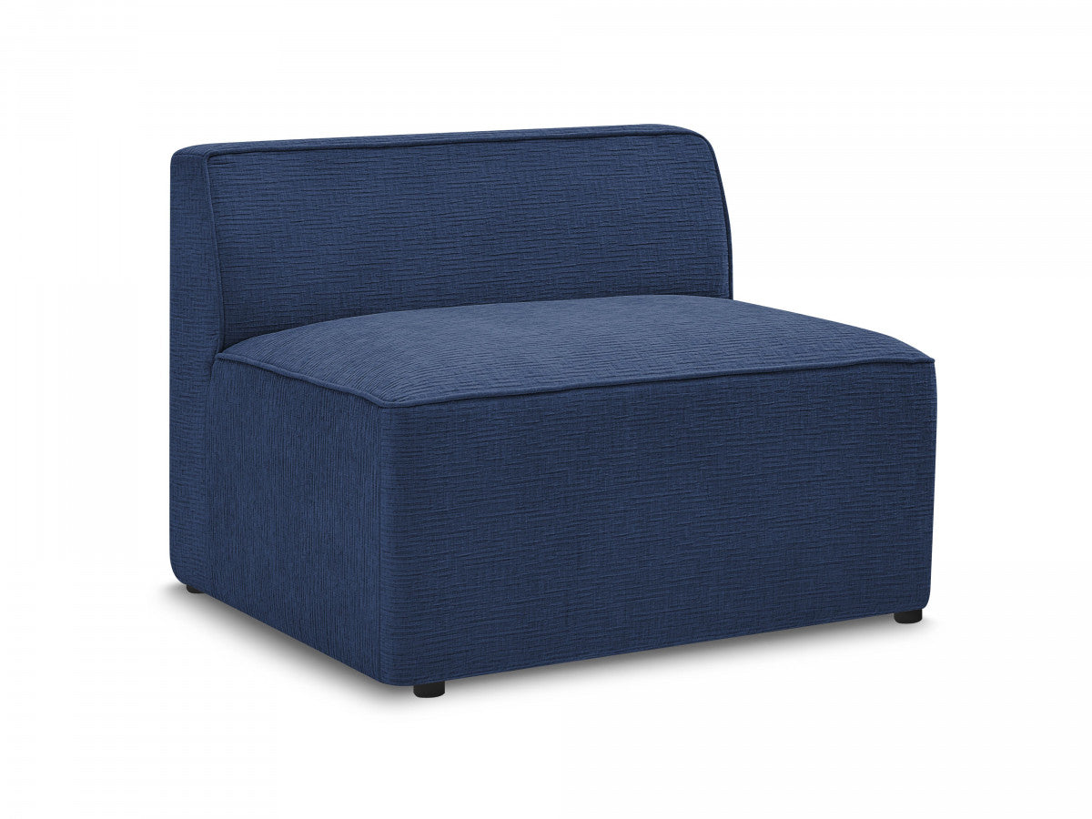 1-zits fauteuil voor modulaire bank ROUSSEAU met gestructureerde stof