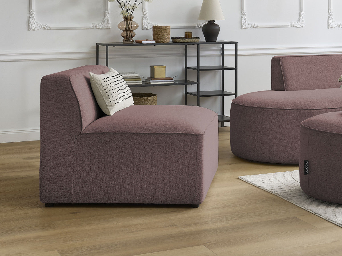 1-zits fauteuil voor modulaire bank ROUSSEAU gemêleerde stof