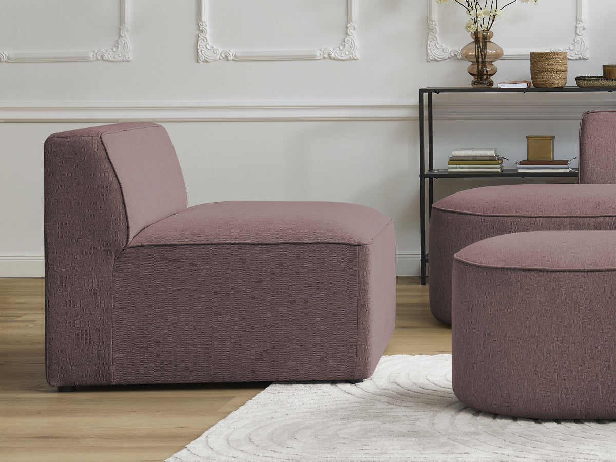 1-zits fauteuil voor modulaire bank ROUSSEAU gemêleerde stof