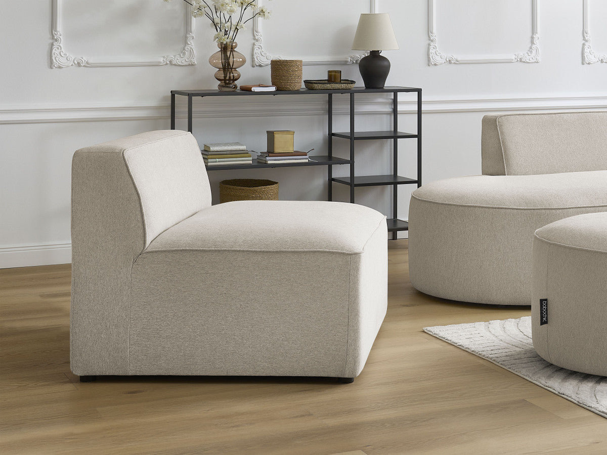 1-zits fauteuil voor modulaire bank ROUSSEAU gemêleerde stof