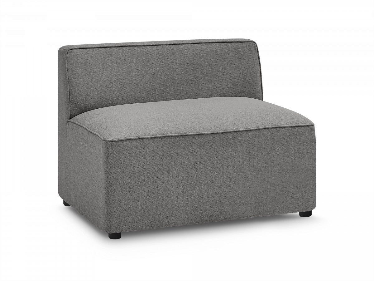 1-zits fauteuil voor modulaire bank ROUSSEAU gemêleerde stof