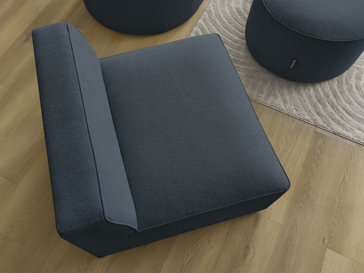 1-zits fauteuil voor modulaire bank ROUSSEAU gemêleerde stof