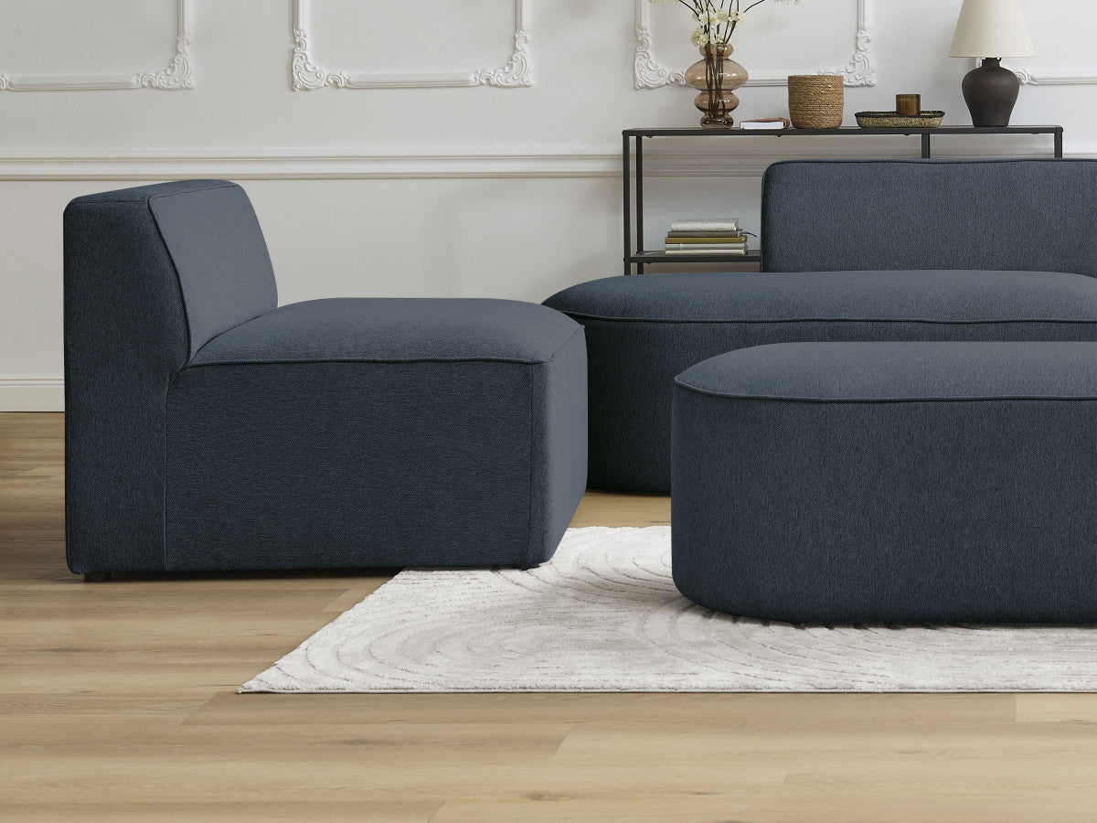 1-zits fauteuil voor modulaire bank ROUSSEAU gemêleerde stof