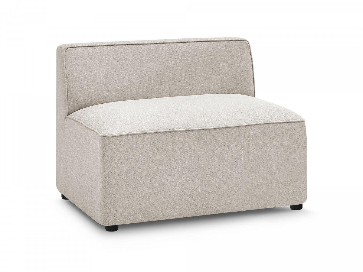 1-zits fauteuil voor modulaire bank ROUSSEAU gemêleerde stof