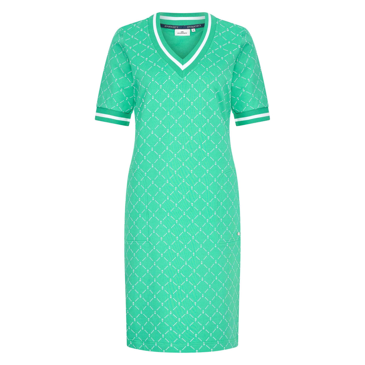 0402103602 - Dress HVSMia  - 6119 - Leaf Green - 36