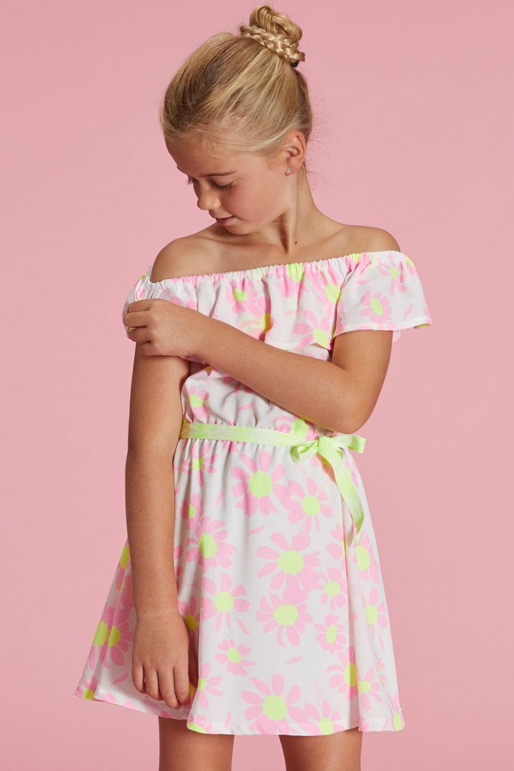 Dress Dallas - Pink Flower