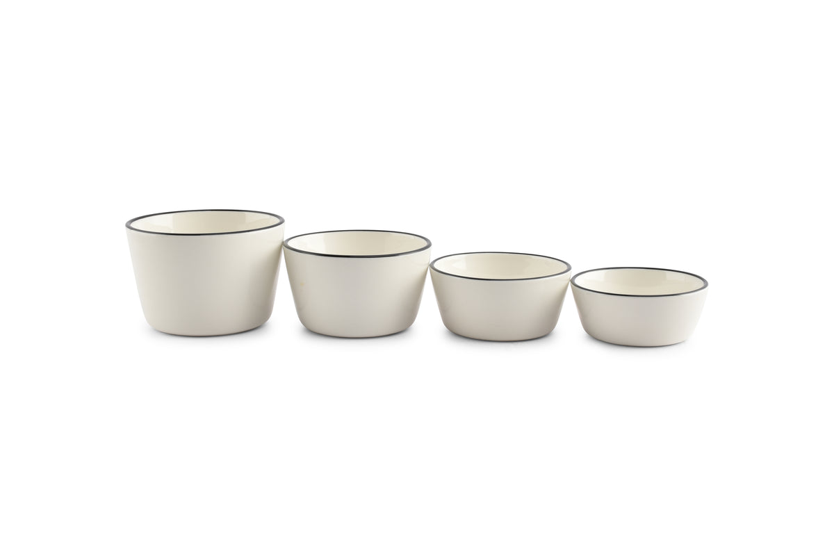S&P - Nero Kom 4-delig wit Nero - 1 SET - 4 stuks