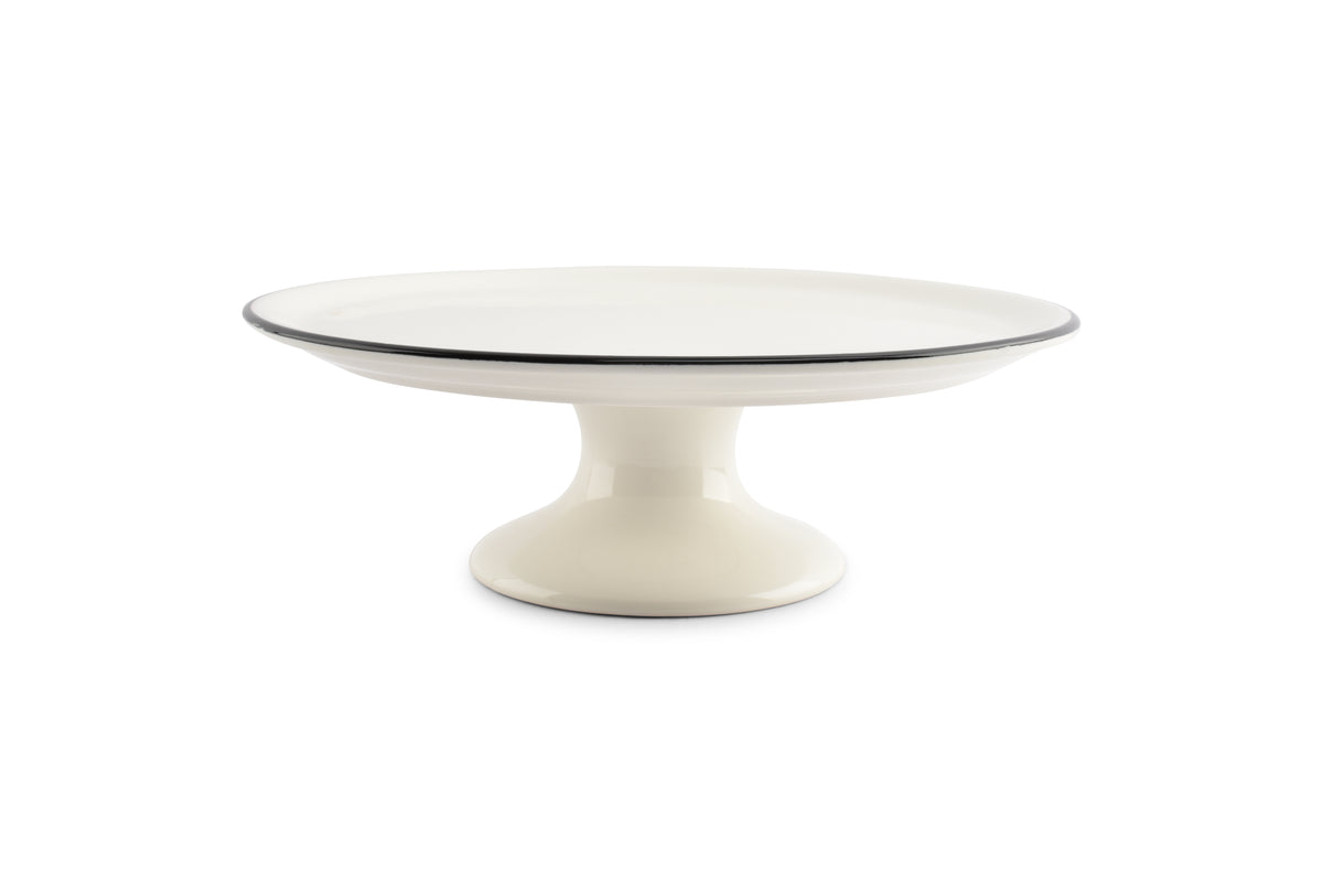 S&P - Nero Taartplateau 31xH10,5cm wit Nero