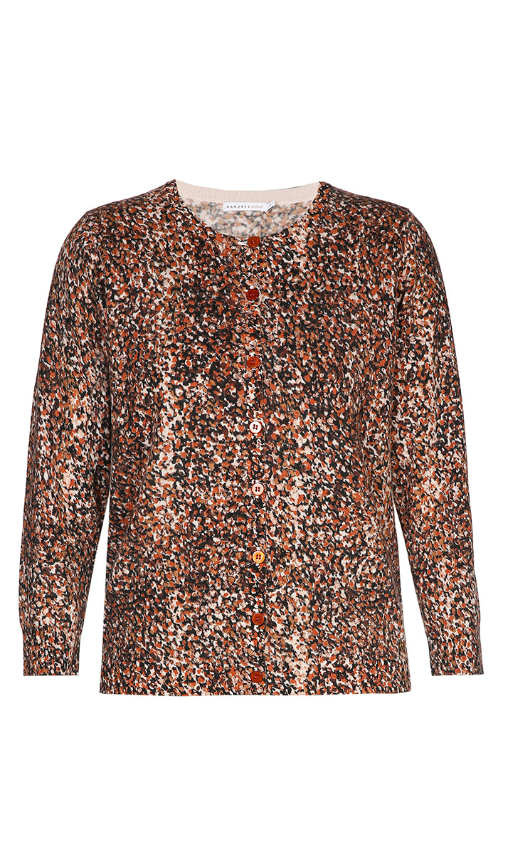 X Yolina - Gilet - Brown Ston