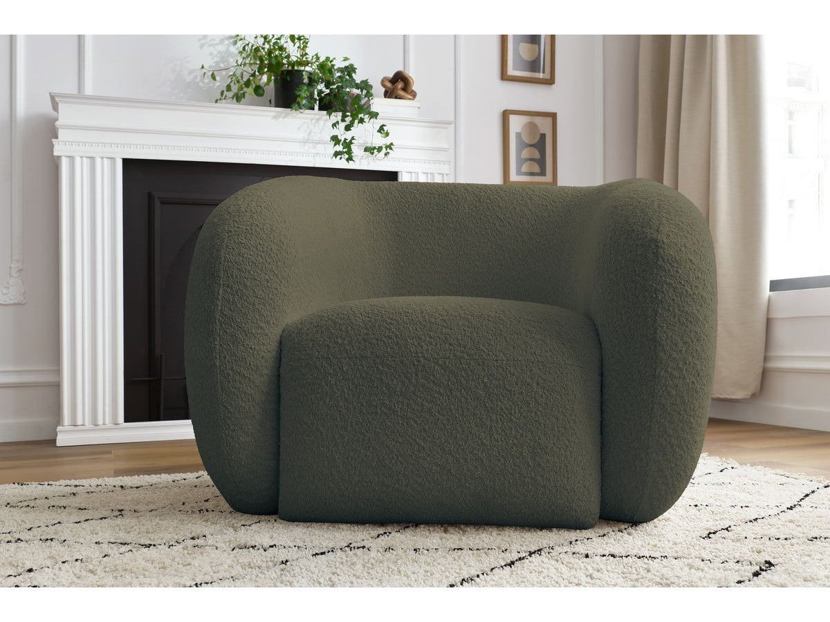 CELINE fauteuil bouclé stof