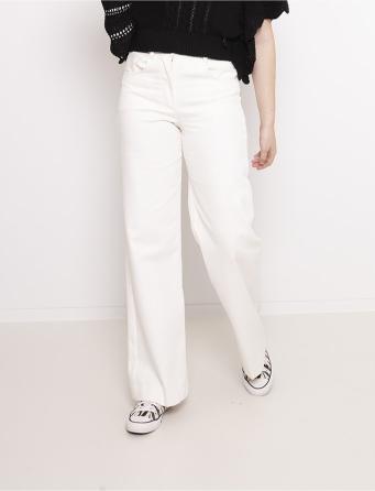 Broek - Fiesola - Cot - Ecru