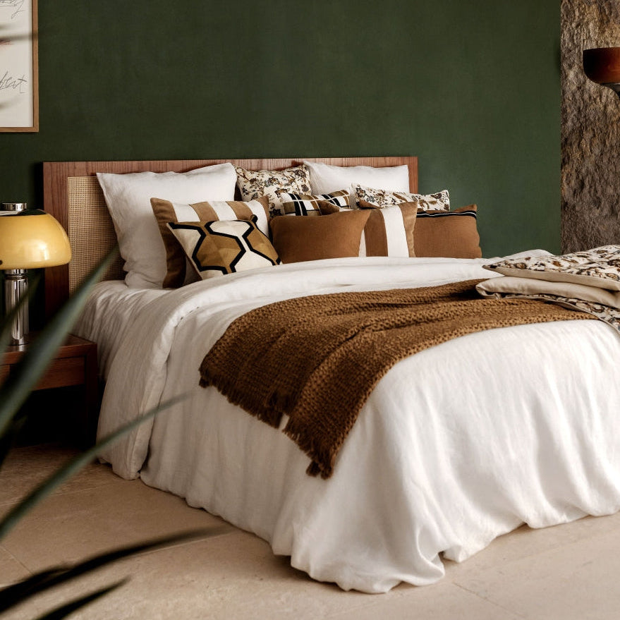 Dekbedovertrek &amp; Kussensloop - Limy - Blanc