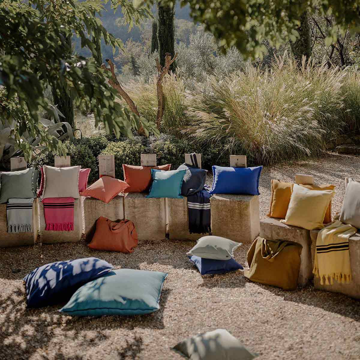 Buitenkussenhoes - Bimini - Framboise