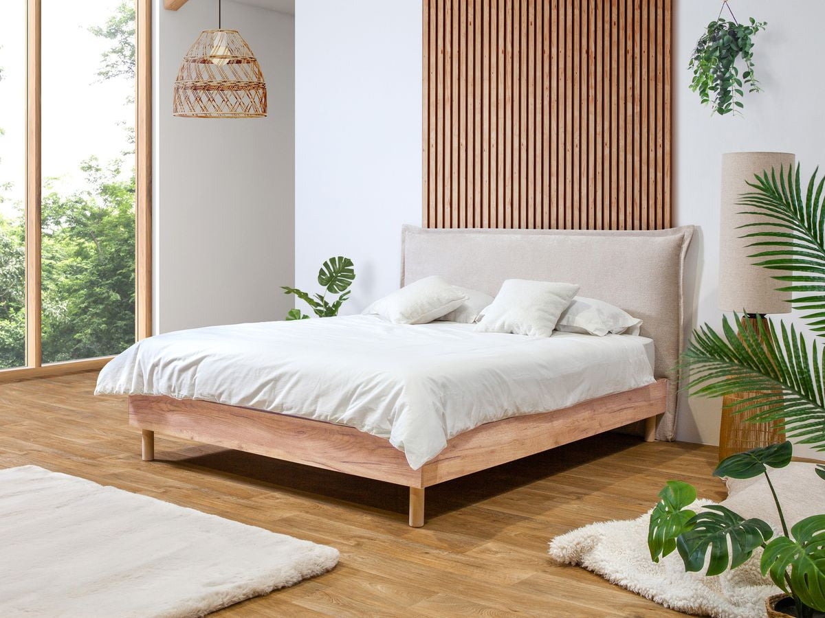 CHARLIE bed met massieve lattenbodem