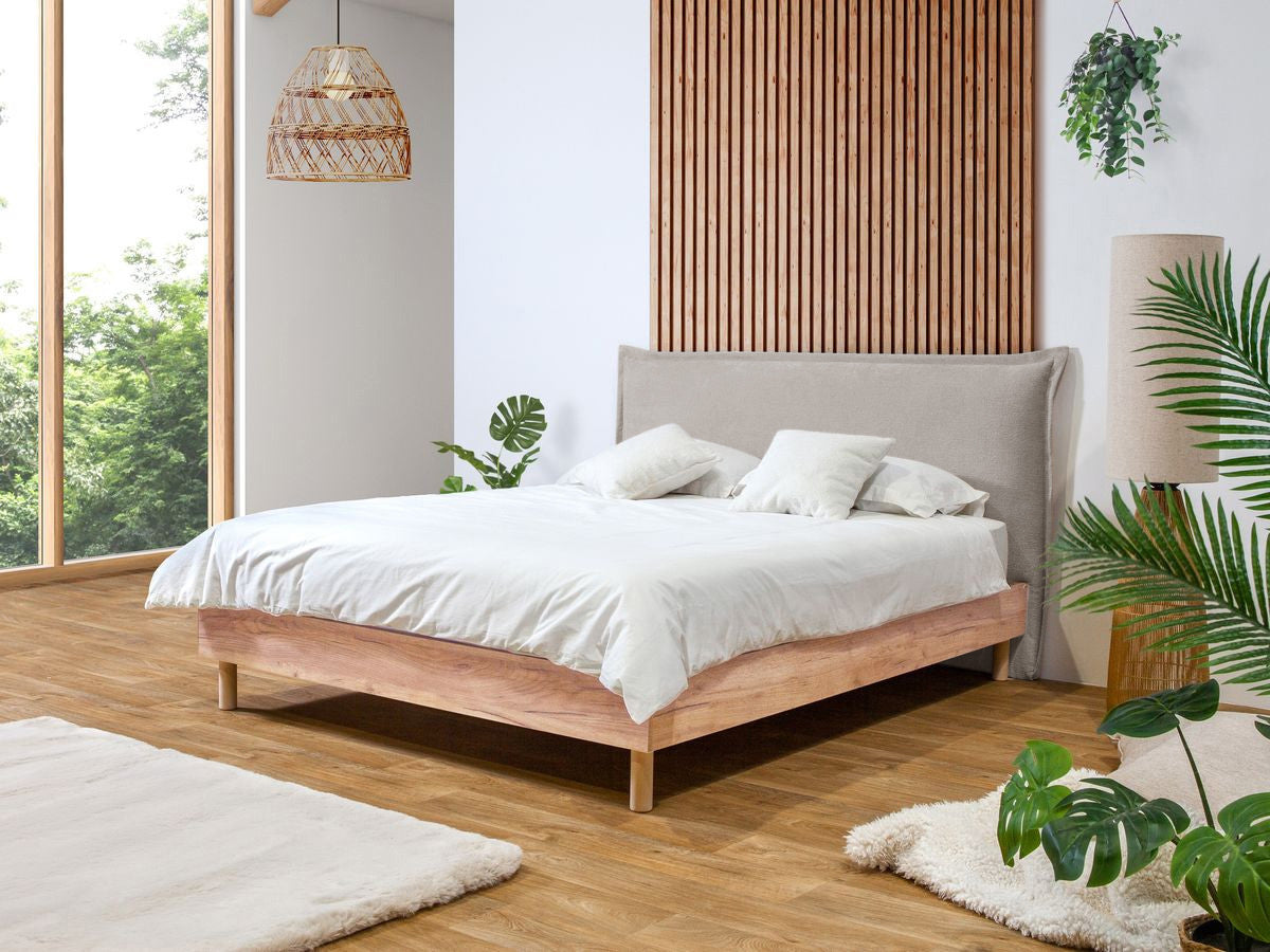 CHARLIE bed met massieve lattenbodem