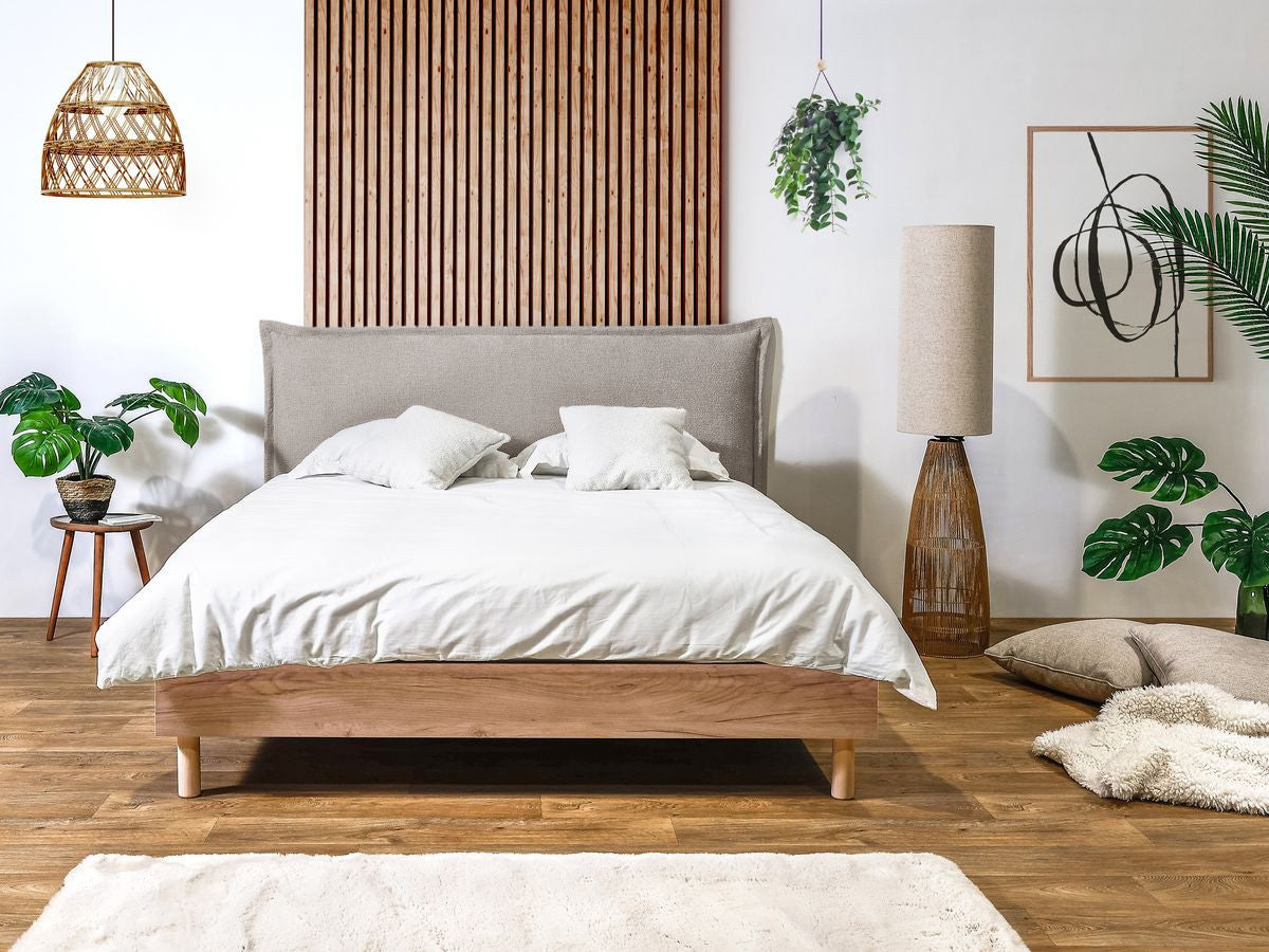 CHARLIE bed met massieve lattenbodem