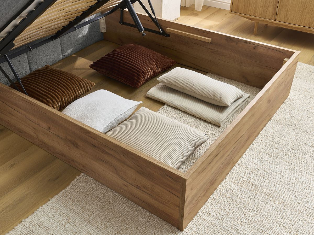 KUMO opbergbed bouclé stof
