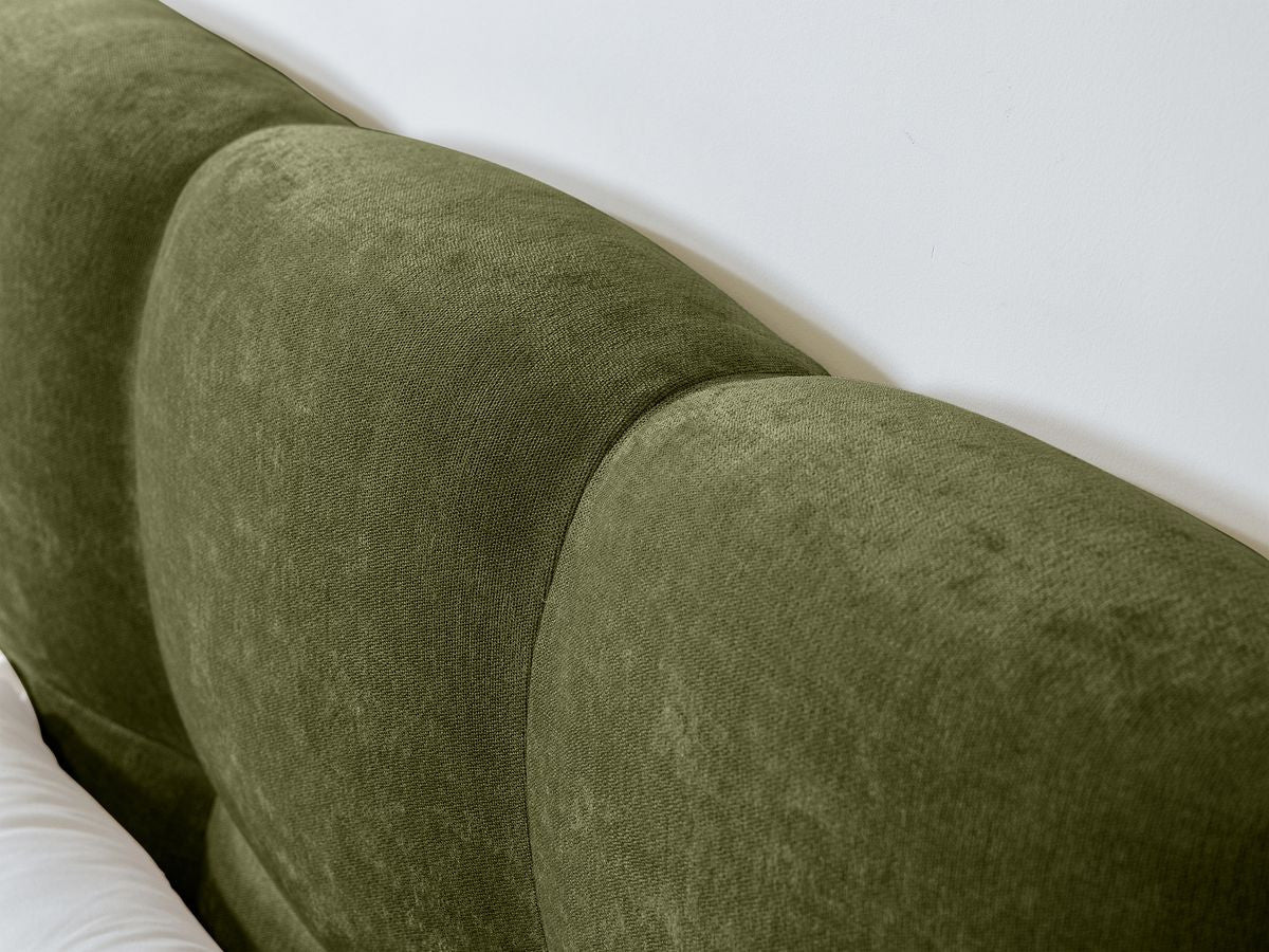 KUMO bed met massieve latten en poten van natuurlijk hout