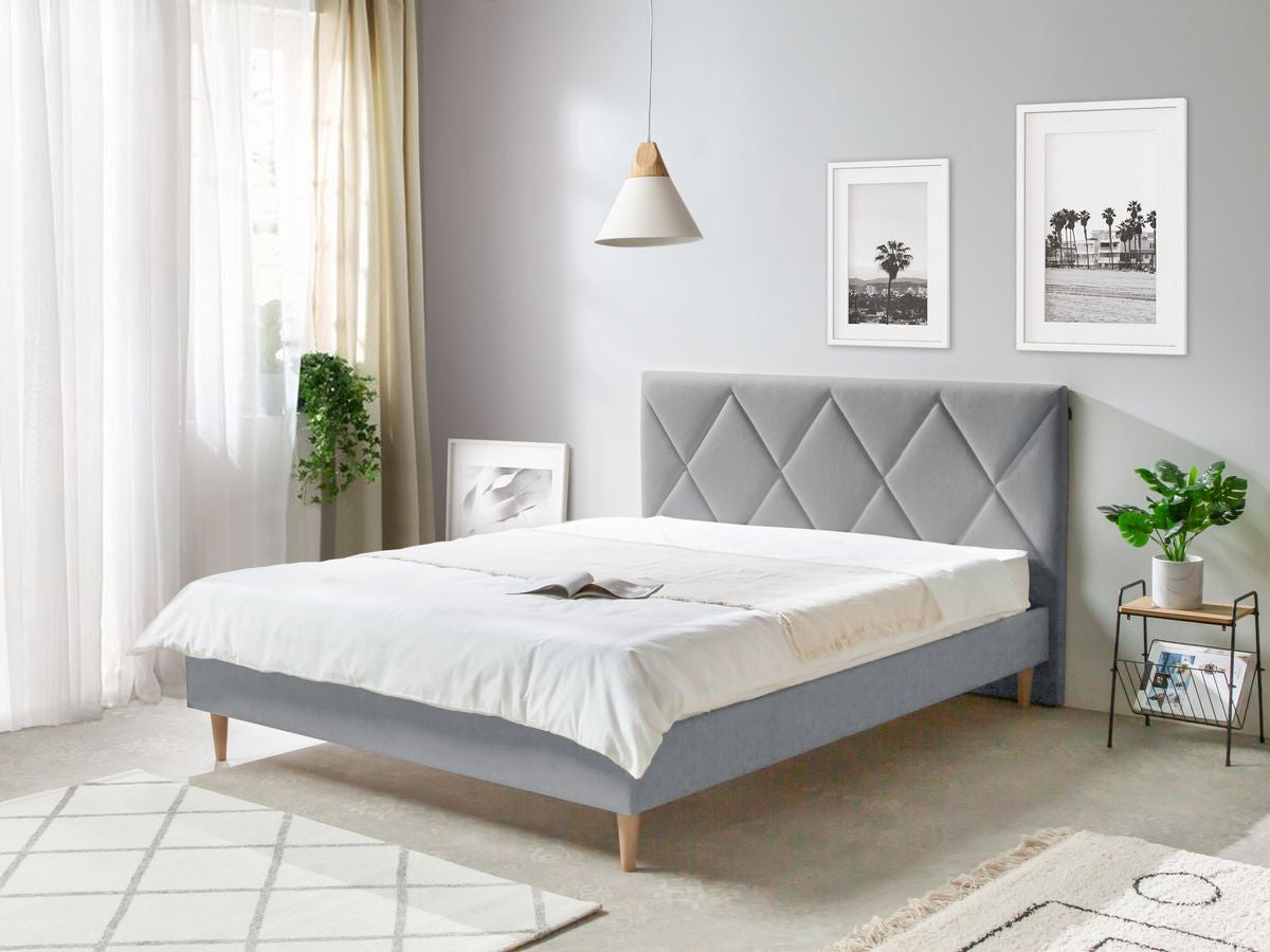 PANTHEON bed met massieve latten