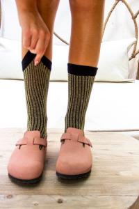 Chaussettes SAM Lurex Black