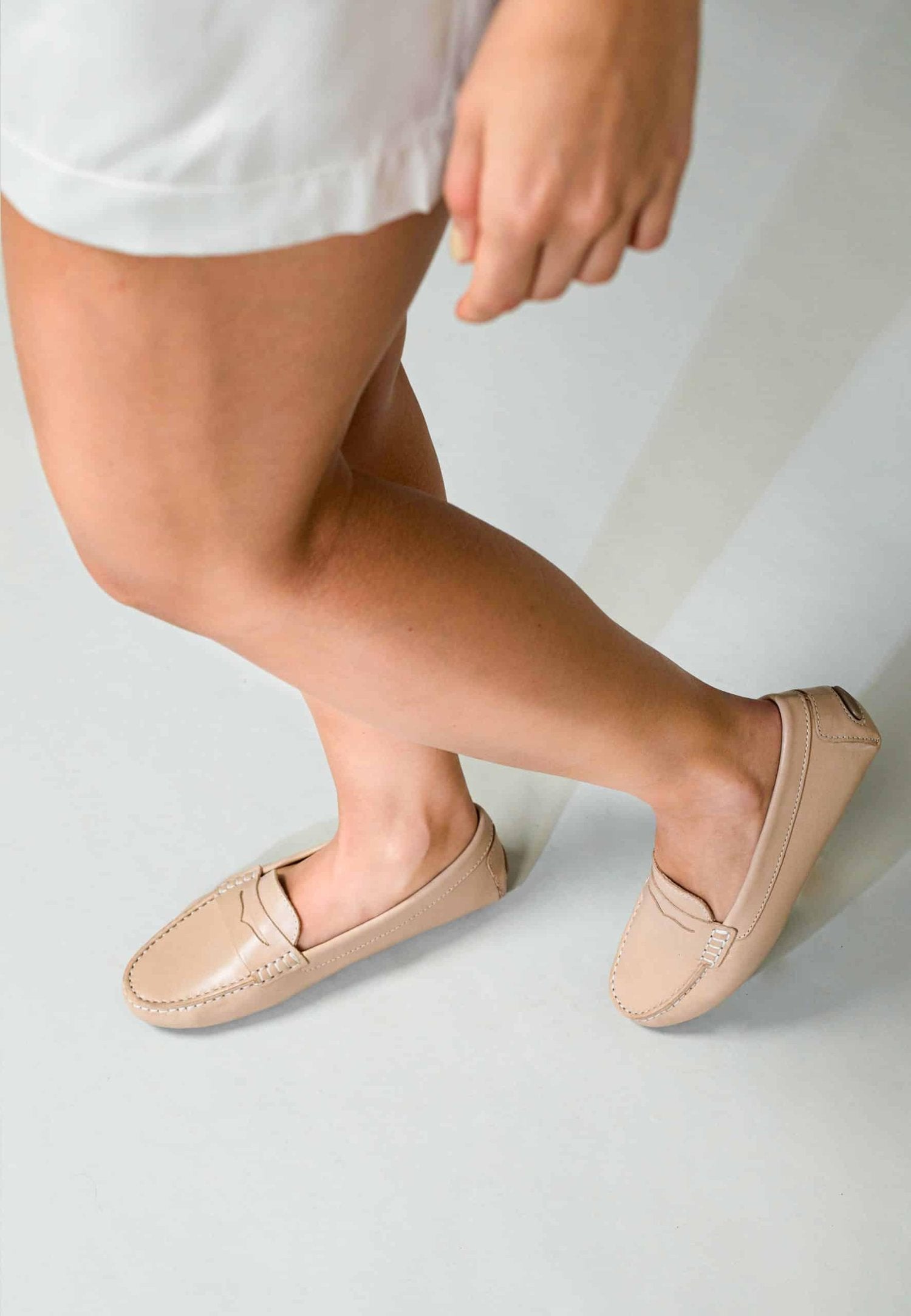 Mangará Angico Pennymocassins - Beige