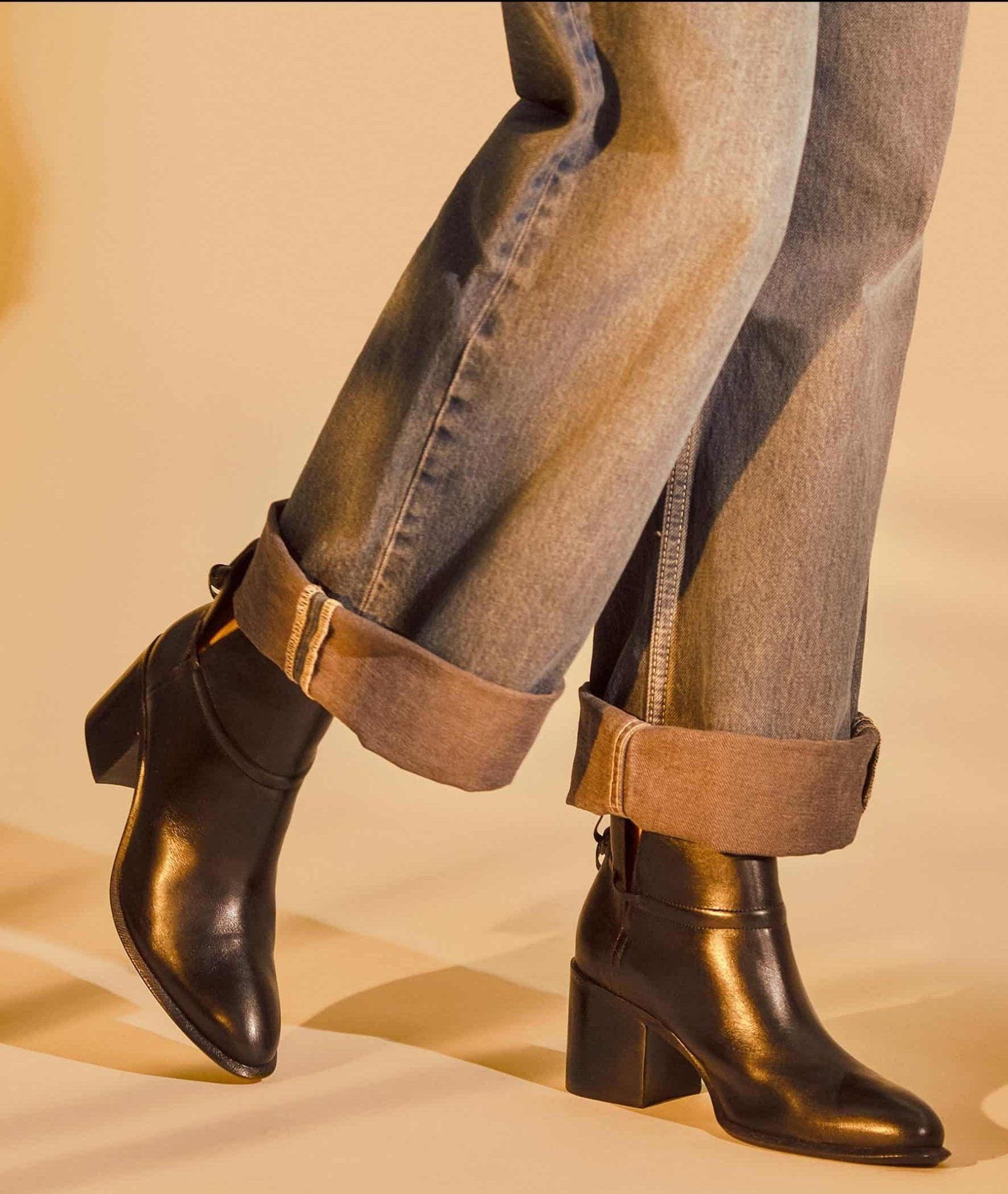 Bottines à Talon Attalea Mangará - Chaussures en Cuir Élégantes