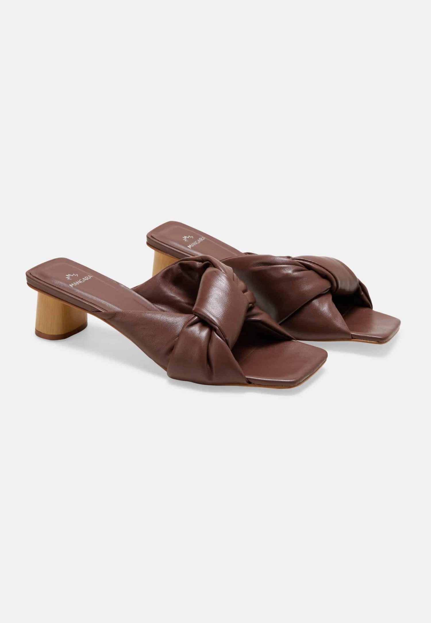Mules à Talon Bloc Caroba Mangará - Chics et Confortables