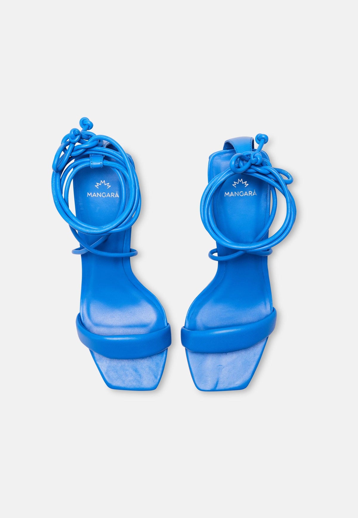 Mangará Caúna Bandjes Sandalen met Hakken - Elegant Braziliaans Design - Blauw