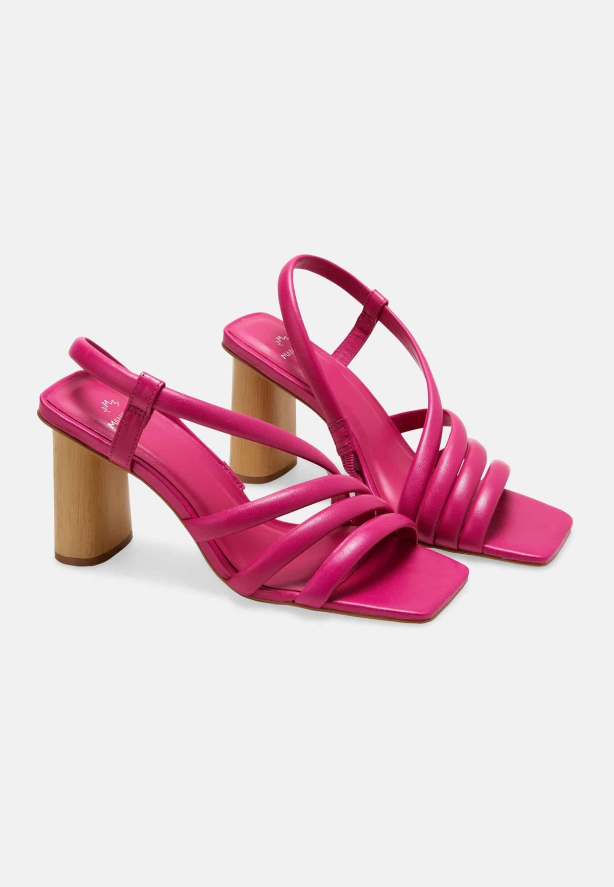 Mangará Cedro Blokhak Sandalen - Stijlvol Comfort voor Elke Stap - Roze