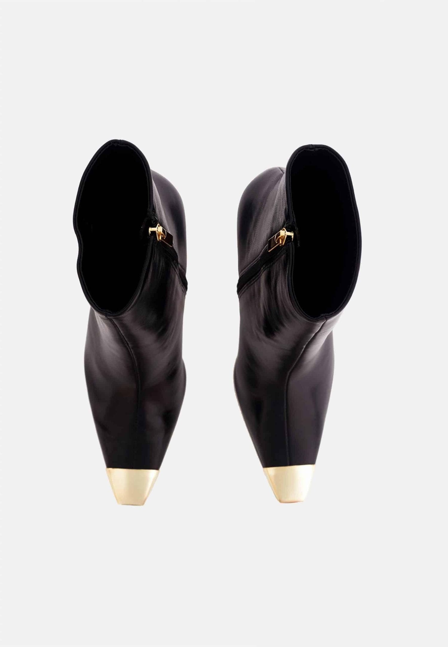 Mangará Inga Enkellaarzen met Hakken - Stijlvolle Leren Schoenen - Zwart