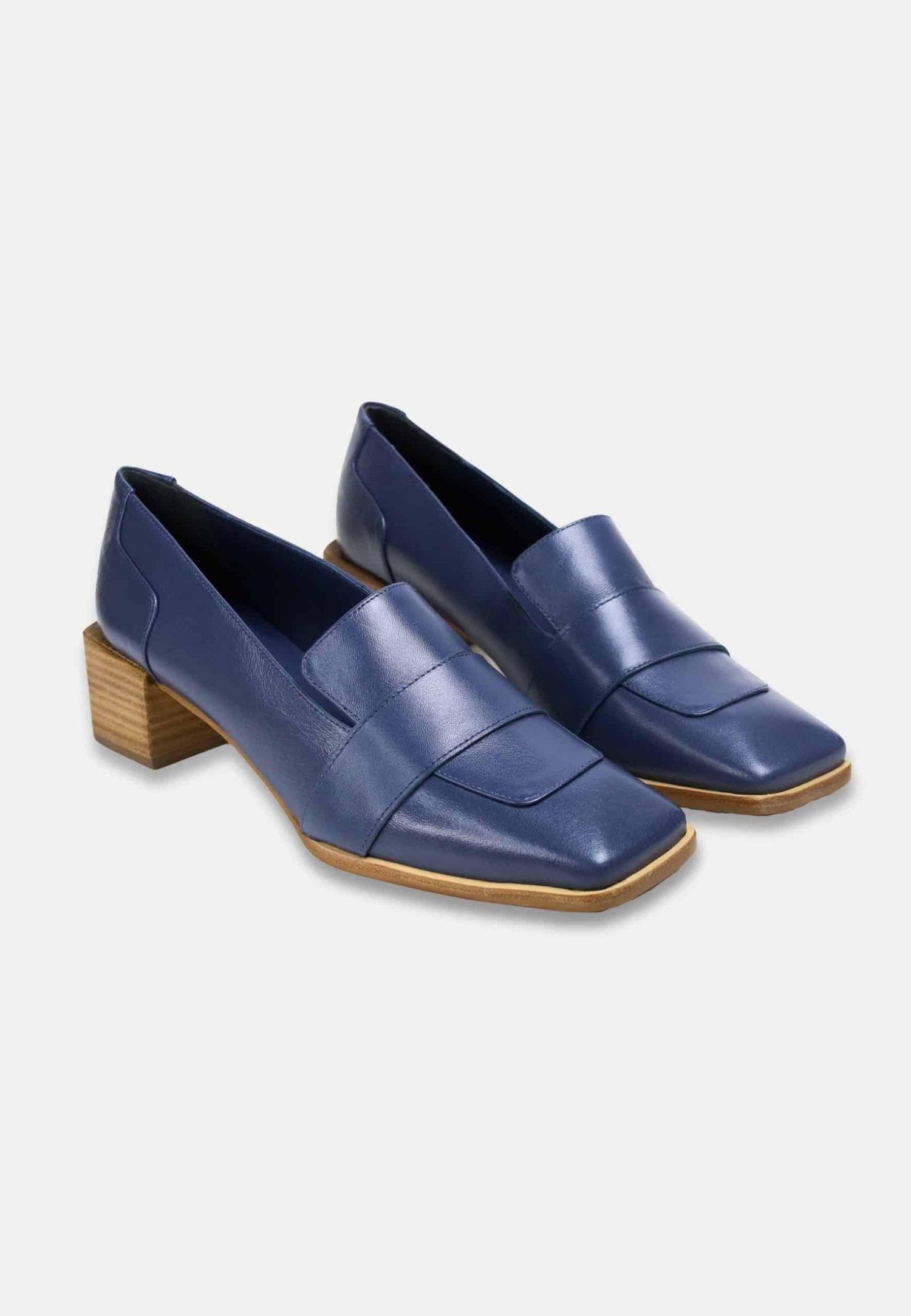 Mangará Louro Leren Mocassins - Premium Dames Schoenen - Blauw