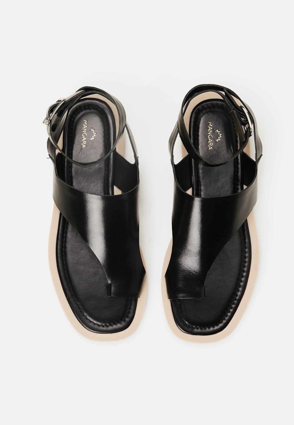 Mangará Paineira Teenring Sandalen - Zwart