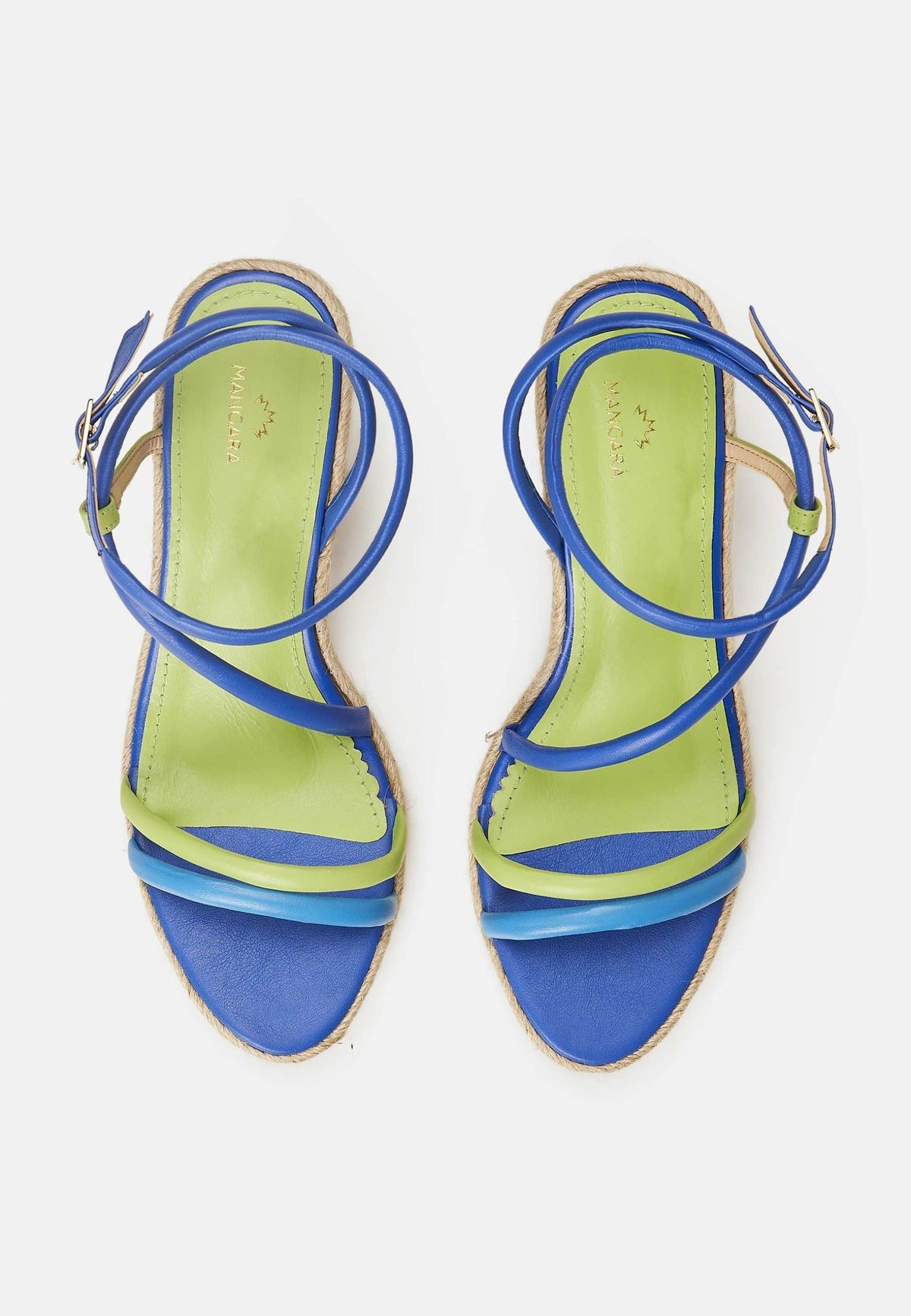 Mangará Romã Espadrilles Wedges - Stijlvol en Comfortabel - Blauw