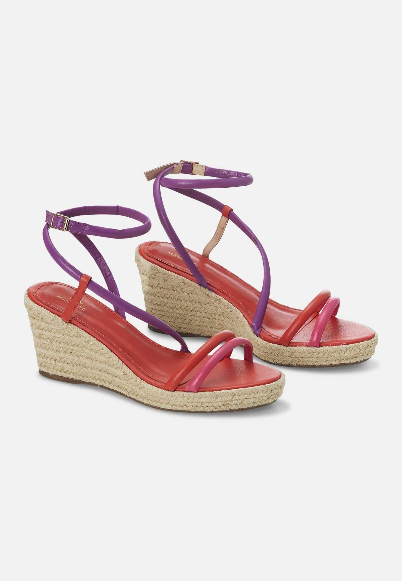 Mangará Romã Espadrilles Wedges - Stijlvol en Comfortabel - Roze