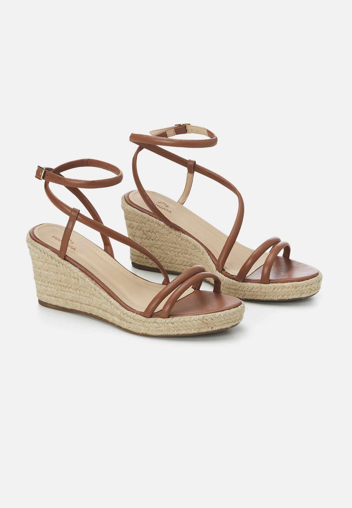 Mangará Romã Espadrilles Wedges - Stijlvol en Comfortabel - Bruin