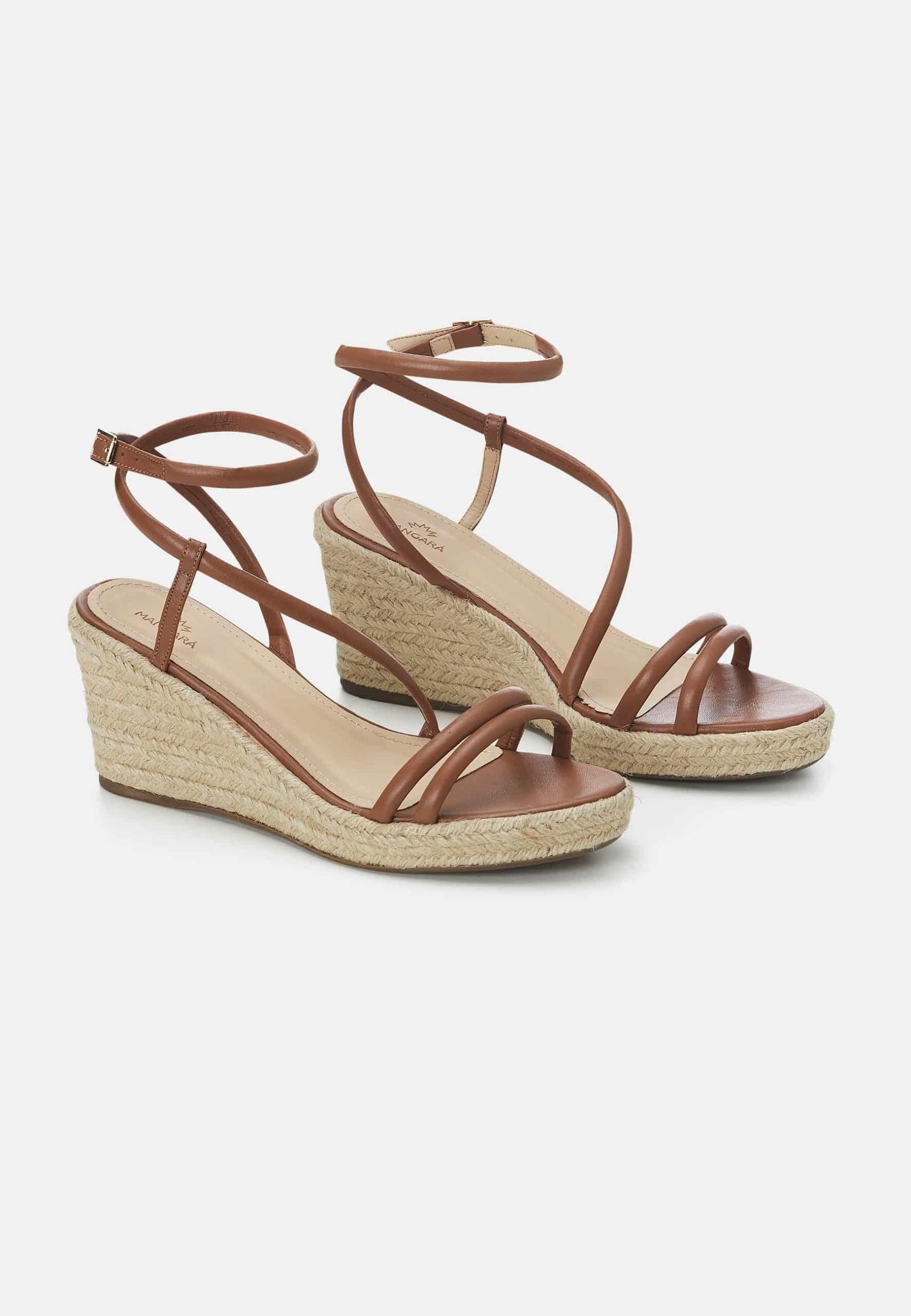 Mangará Romã Espadrilles Wedges - Stijlvol en Comfortabel - Bruin