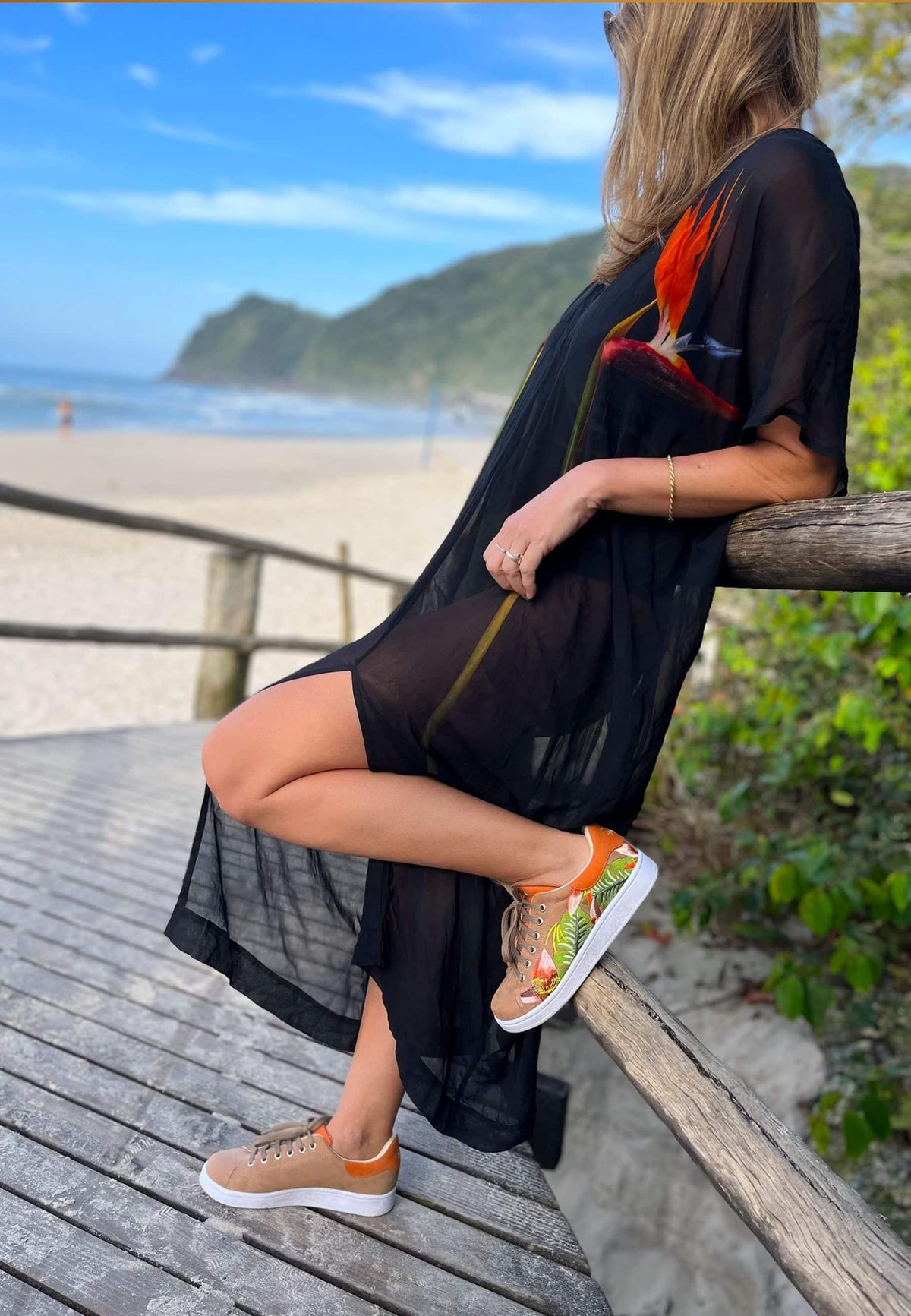 Baskets Brodées pour Femmes Mangará