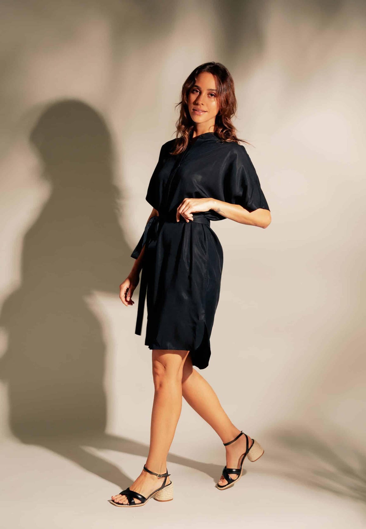 Marica Zwarte Sandalen met Blokhak - Elegant en Comfortabel - Zwart