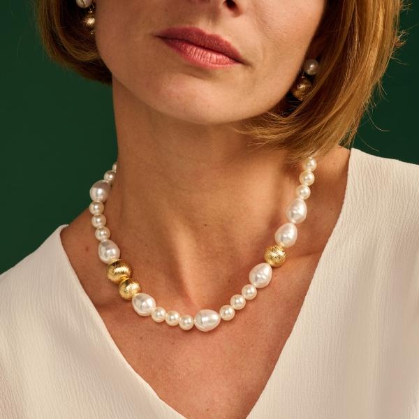 Halsketting - Darnir Parelmoer