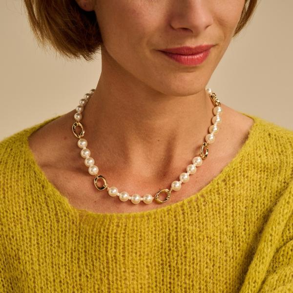 Halsketting - Digna Parelmoer