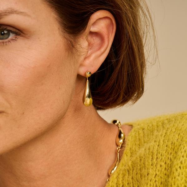 Oorbellen - Dinge Goudkleurig