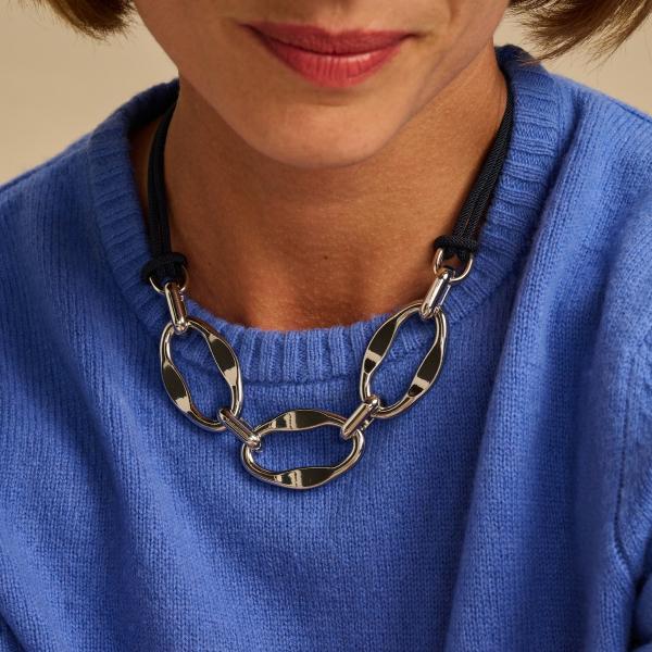 Halsketting - Duru Zilverkleurig