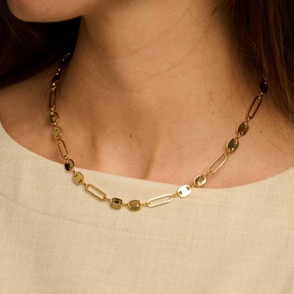 Halsketting - Dietrich Goudkleurig