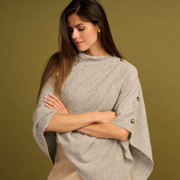 Poncho - Lcponcho2 Gris Clair