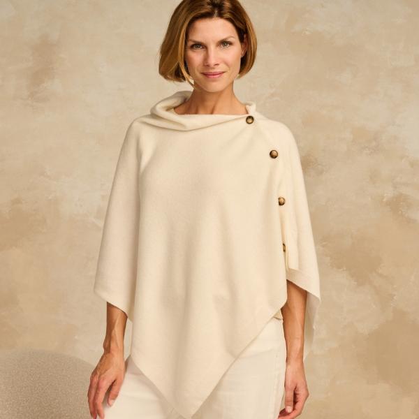 Poncho - Lcponcho2 Ecru