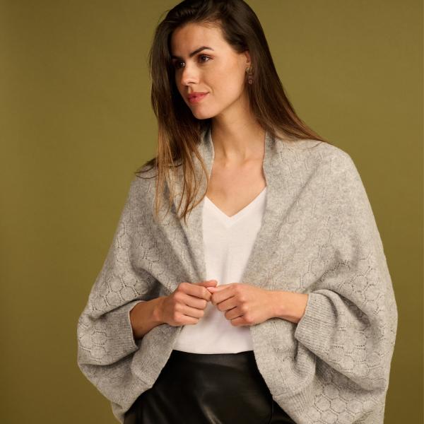 Poncho - Lcponcho3 Gris Clair