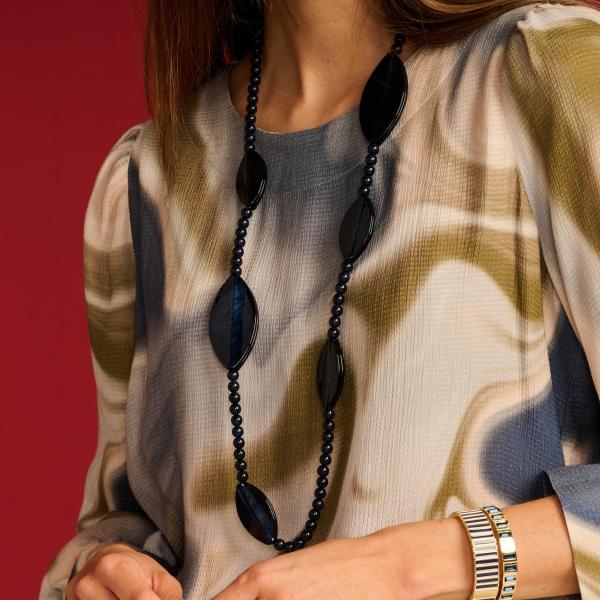 Collier - Kwasi Bleu Foncée